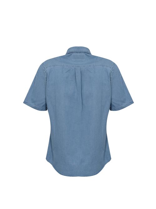 Polo Raphael in cotone chambray Mc2 Saint Barth | RPE000100335L